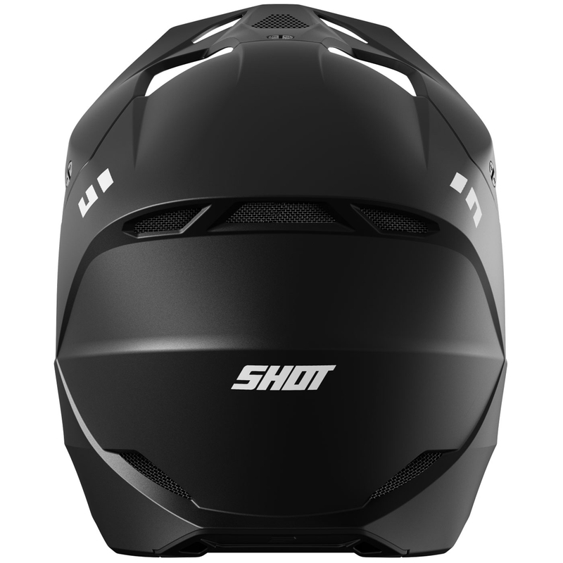 Motokross kiiver Shot Furious Solid Matte Black
