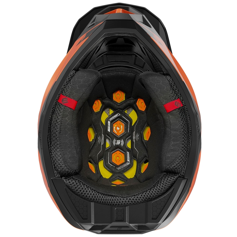 Motokrossi kiiver Shot Lite S10 matt oranž