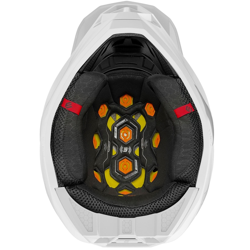 Motokrossi kiiver Shot Lite Solid läikiv valge
