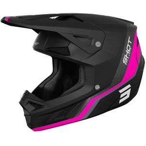 Motokross kiiver Shot Speed Atomic matt roosa