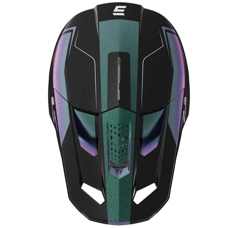 Motokross kiiver Shot Speed Fury läikiv kameleon