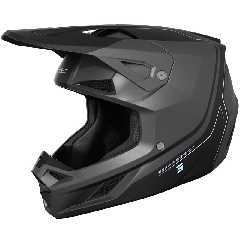Motokrossikiiver Shot Speed Fury matt hall