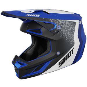 Motokrossi kiiver Shot Speed Hybrid matt sinine