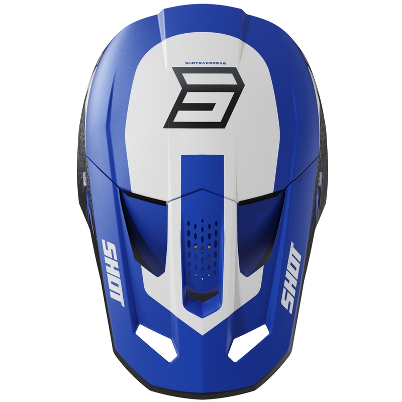 Motokrossi kiiver Shot Speed Hybrid matt sinine