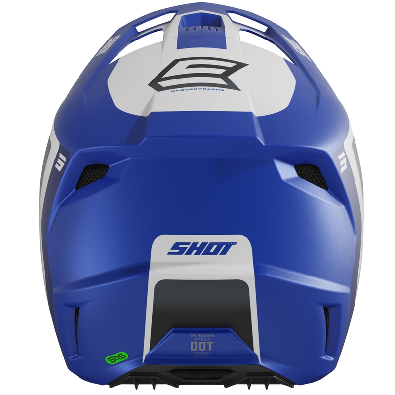 Motokrossi kiiver Shot Speed Hybrid matt sinine