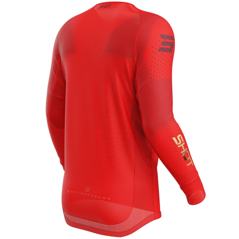 Motokross trikoo Shot Aerolite Space punane