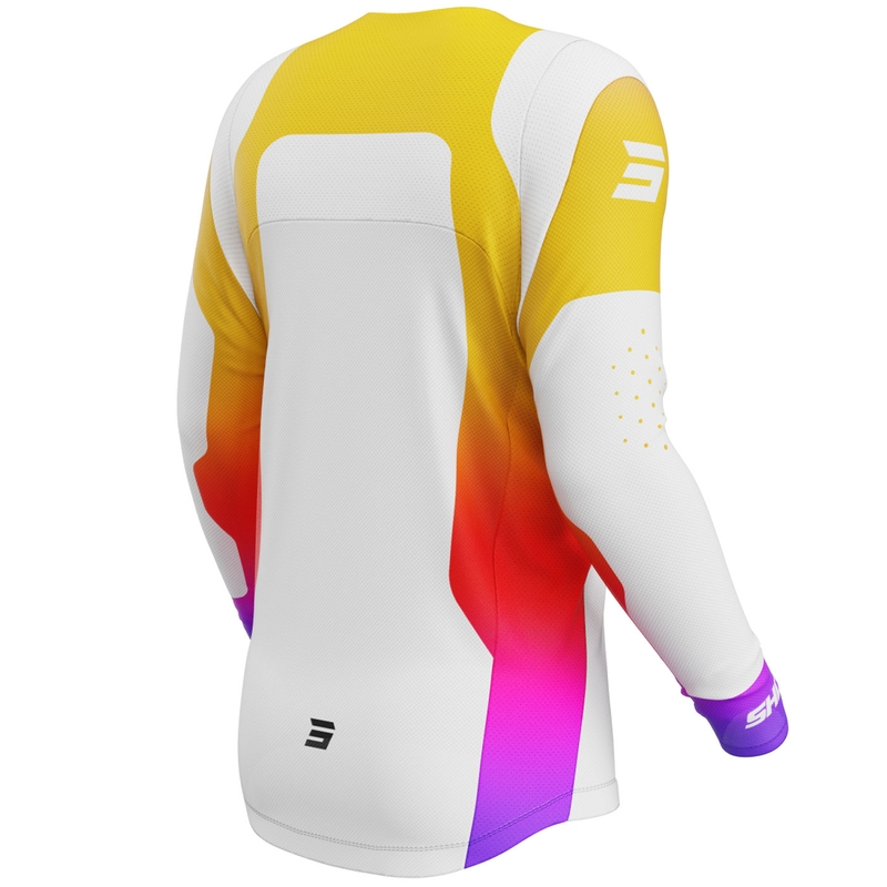 Motokross trikot Shot Contact Ionyx valge