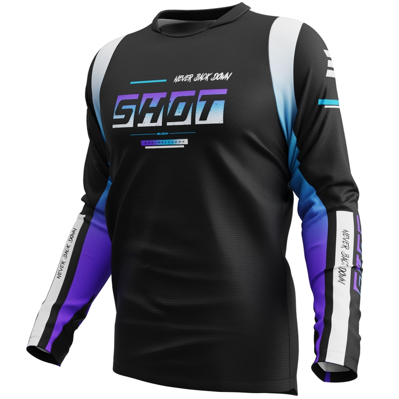 Motokross trikoo Shot Devo Block lilla