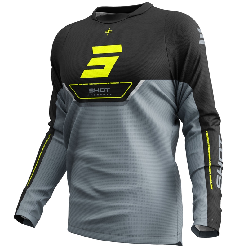 Motokrossitrikoo Shot Devo Daytona fluo kollane