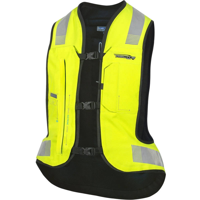 Elektrooniline turvavest HELITE e-Turtle fluo kollane
