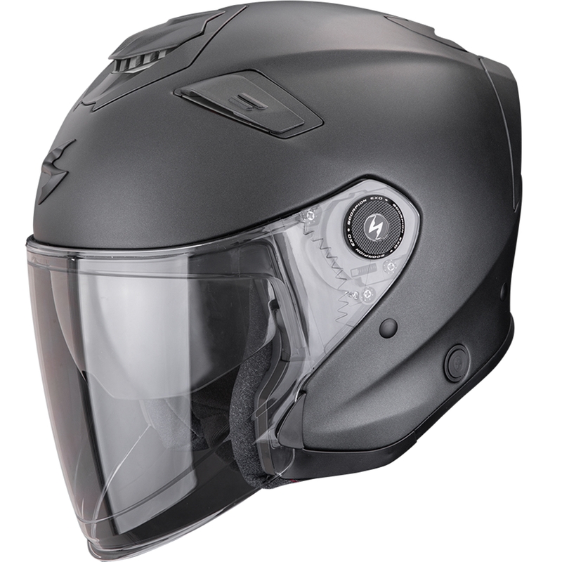 Avatud mootorratta kiiver Scorpion EXO-GT Jet Solid matt pärlmuttermust