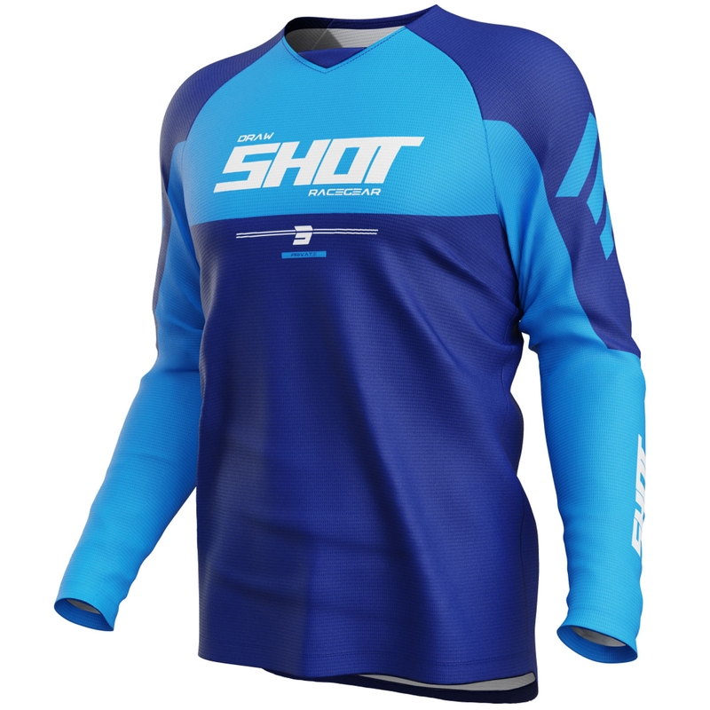 Motokross trikoo Shot Draw Private sinine