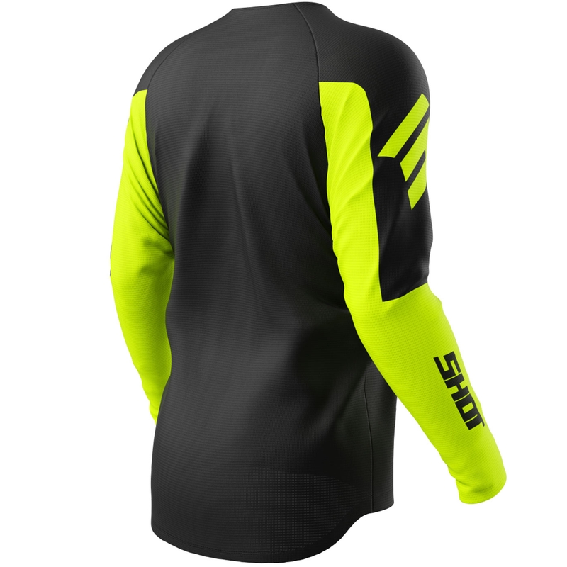 Motokross trikoo Shot Draw Private fluo kollane