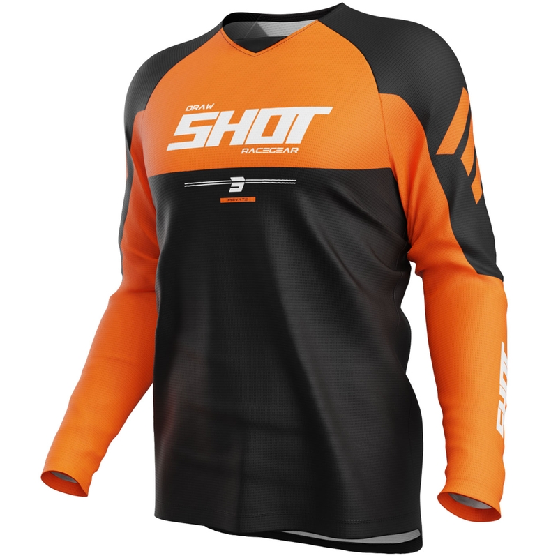Motokross trikoo Shot Draw Private oranž