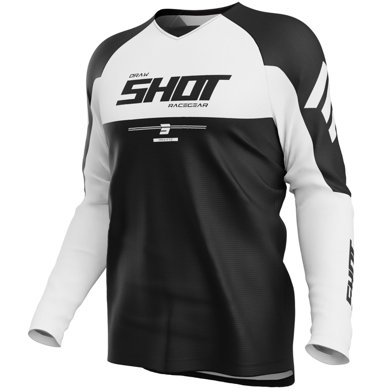 Motokross trikoo Shot Draw Private valge