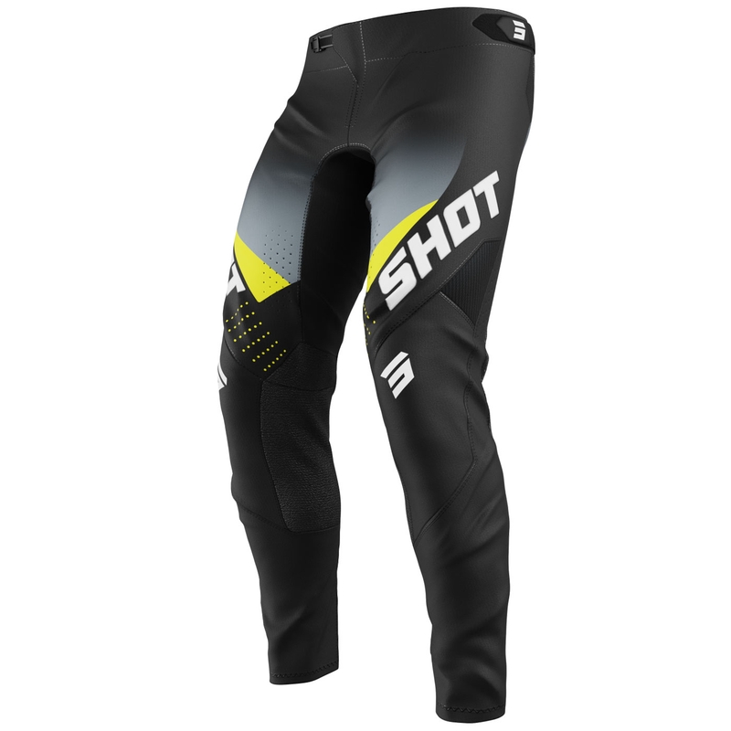 Motokrossi püksid Shot Aerolite HVA 26 must-hall