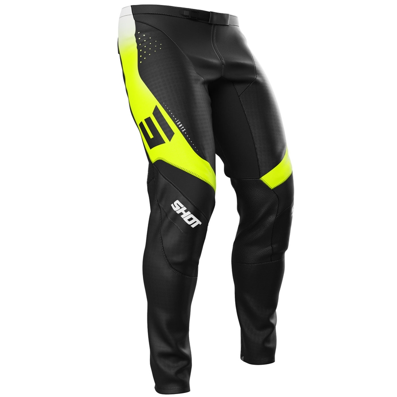 Motokross püksid Shot Contact Ionyx fluo kollane
