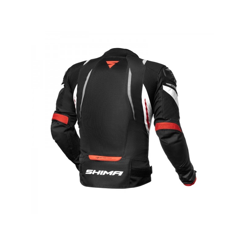 Bunda na motorku Shima Mesh Pro černo-červená