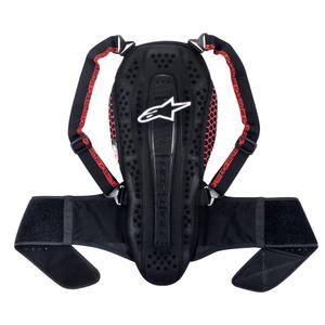 Alpinestars Nucleon KR-2 must ja punane seljakaitse