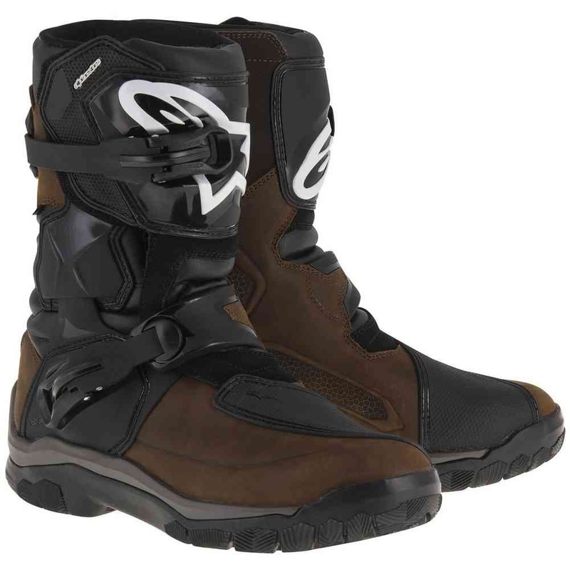 Alpinestars Belize õlitatud Drystar pruunid mootorratta saapad