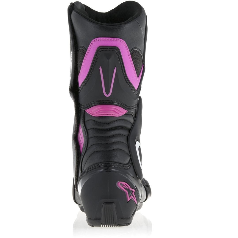 Alpinestars Stella S-MX 6 naiste mootorratta saapad mustad, lillad ja valged