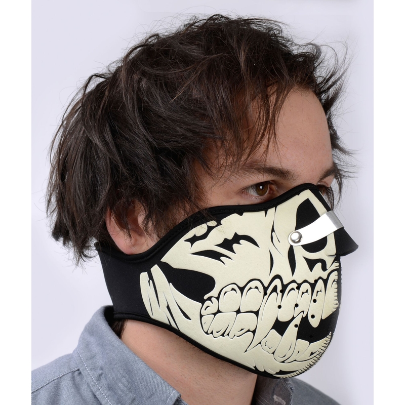 Oxford Glow Skull näomask