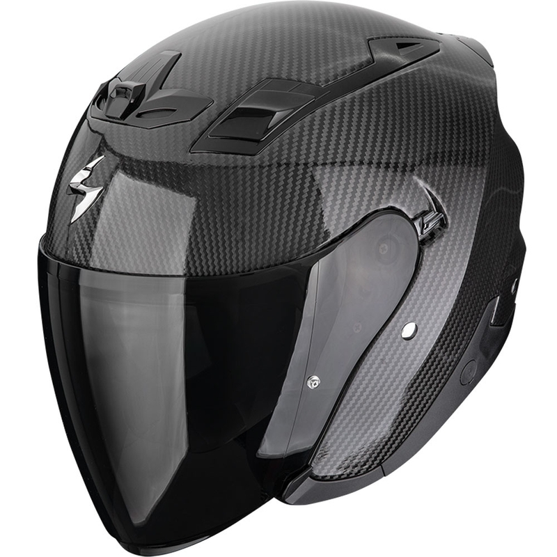 Avatud mootorratta kiiver Scorpion EXO-Z1 Carbon Solid must
