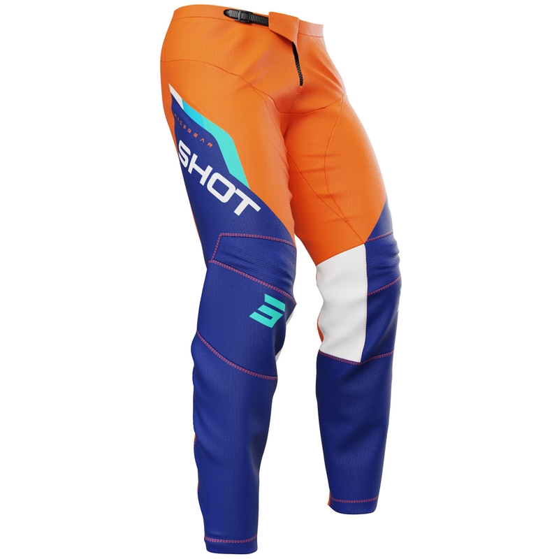 Motokrossi püksid Shot Devo Daytona oranž