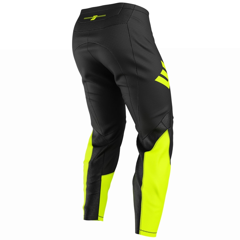 Motokross Pants Shot Draw Private fluo kollane