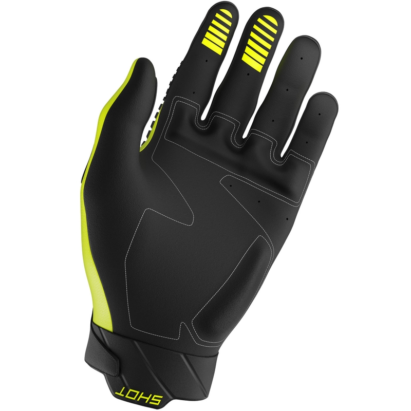 Motokrossi kindad Shot Core Max fluo kollane