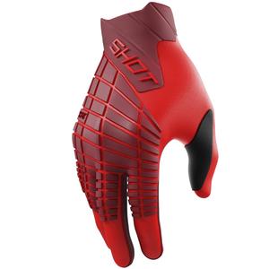 Motokrossi kindad Shot Core Max punane