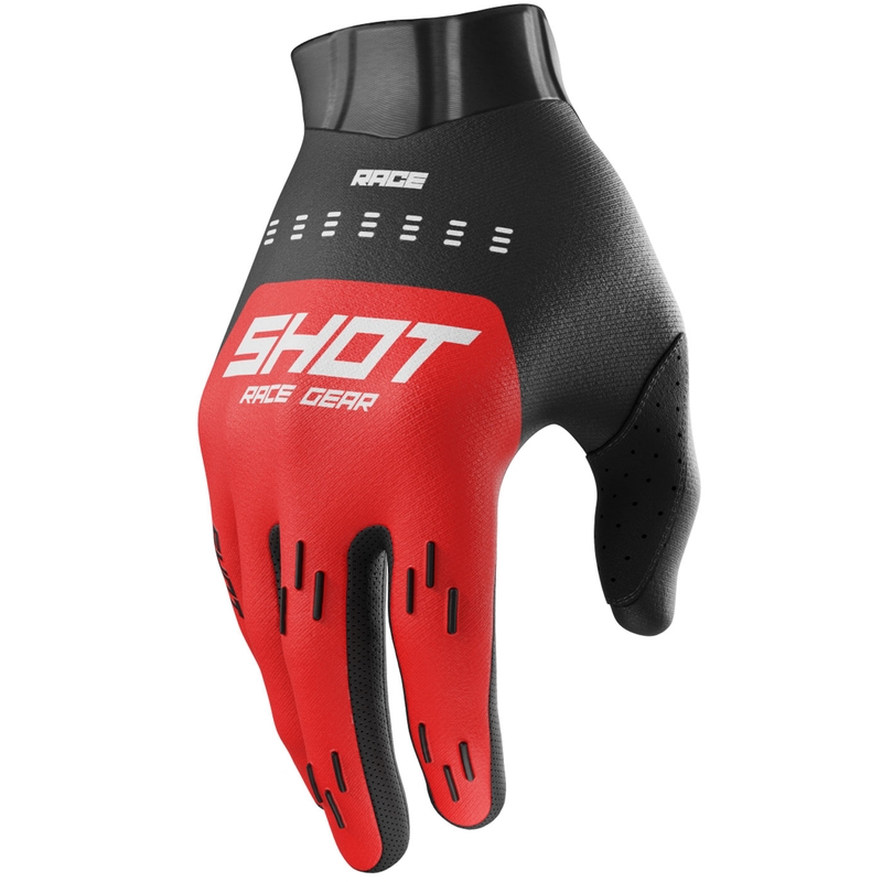 Motokrossi kindad Shot Race Evo punane
