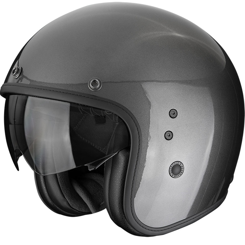 Avatud mootorratta kiiver Scorpion Belfast EVO Solid metallik hall