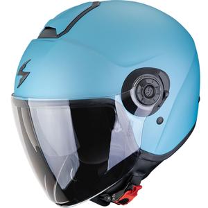 Avatud mootorratta kiiver Scorpion EXO-CITY II Solid matt tsüaanikas