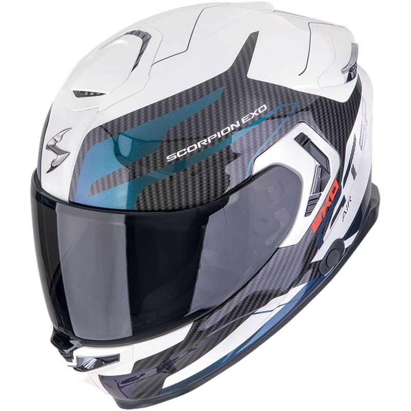 Integreeritud mootorratta kiiver Scorpion EXO-GT SP AIR FLEX valge kameleon