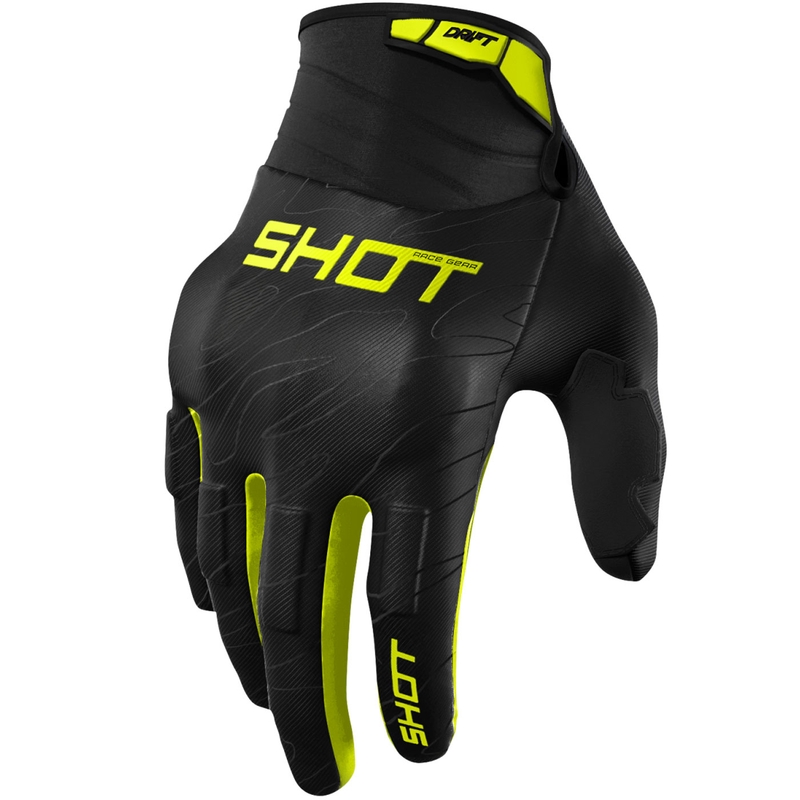 Motokrossi kindad Shot Drift Onyx fluo kollane