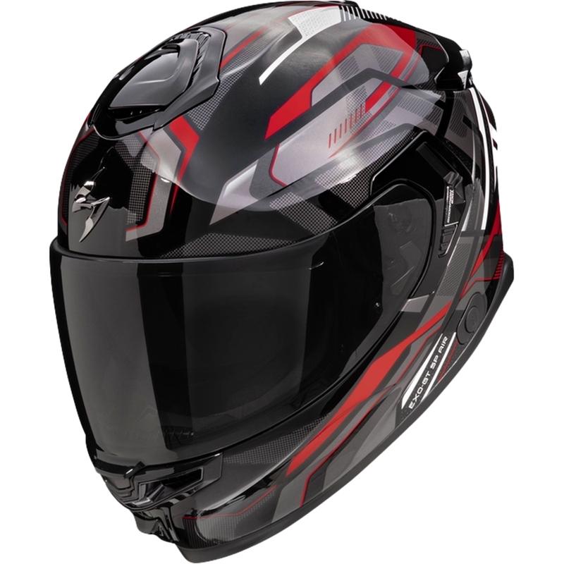 Integreeritud mootorratta kiiver Scorpion EXO-GT SP Air Augusta must-hall-punane allahindlus