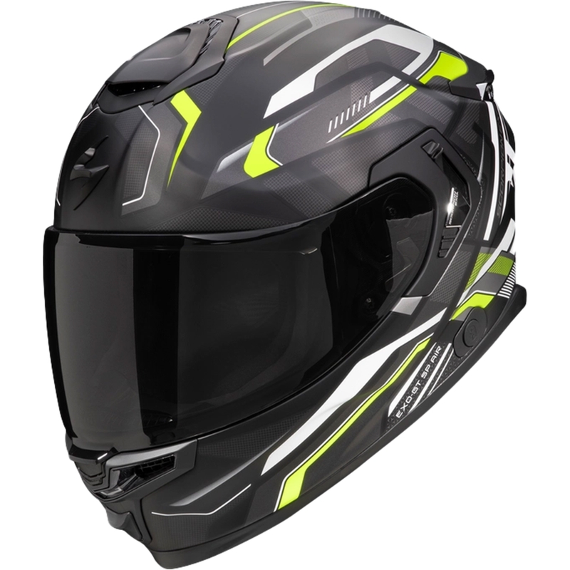 Integreeritud mootorratta kiiver Scorpion EXO-GT SP Air Augusta must-hall-fluo kollane allahindlus