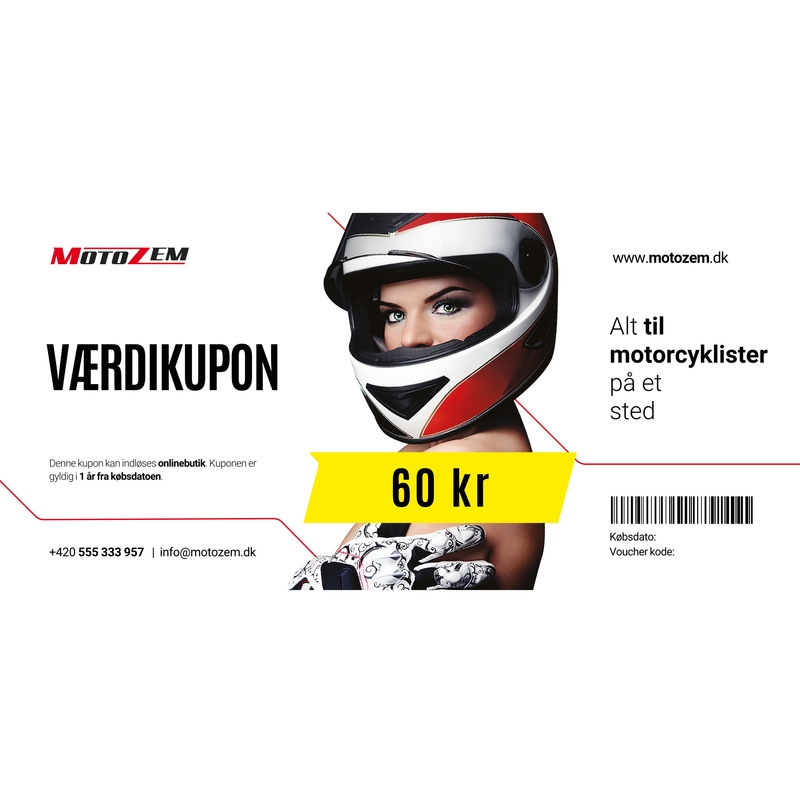 E-Voucher Motozem 60 KR - DK