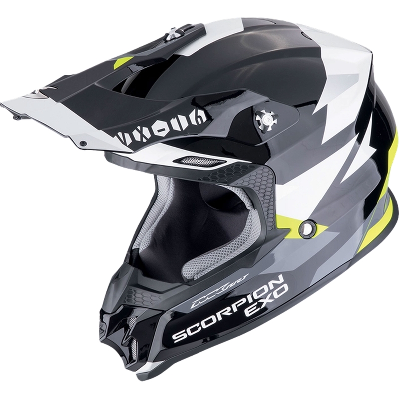 Motokrossikiiver Scorpion VX-16 EVO AIR ROD must-fluo kollane