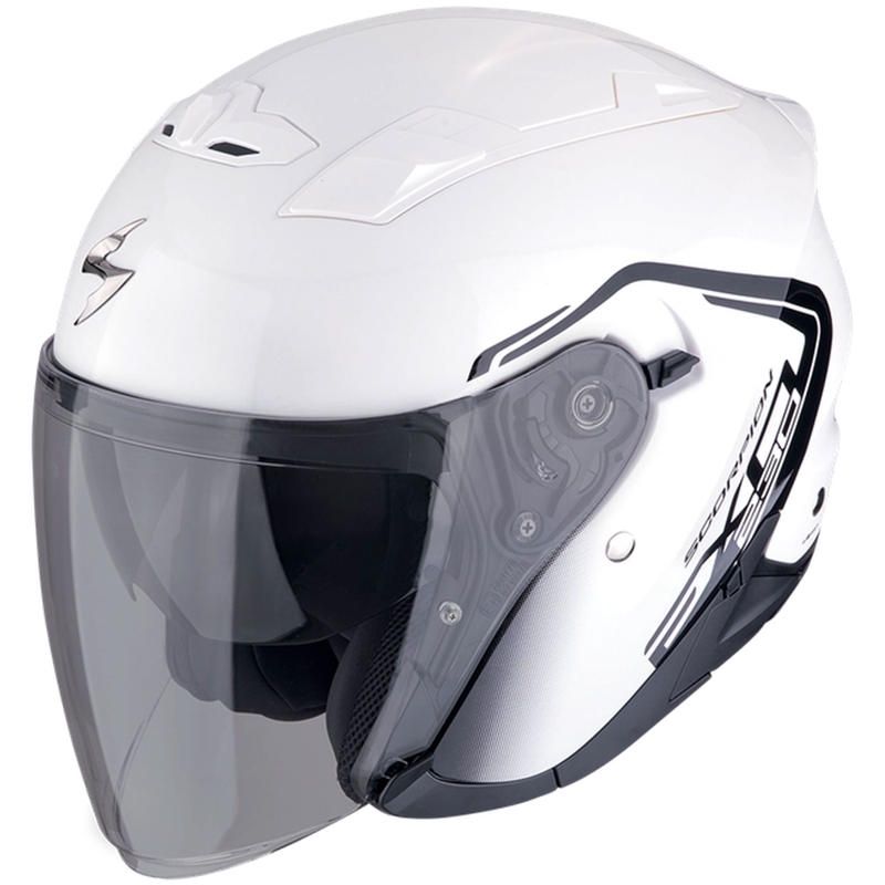 Avatud mootorratta kiiver SCORPION EXO-230 CIT-E valge-must