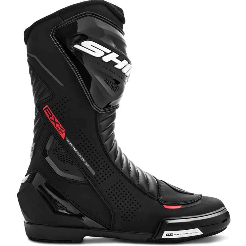 Mootorrattasaapad Shima RX-3 must-fluo punane