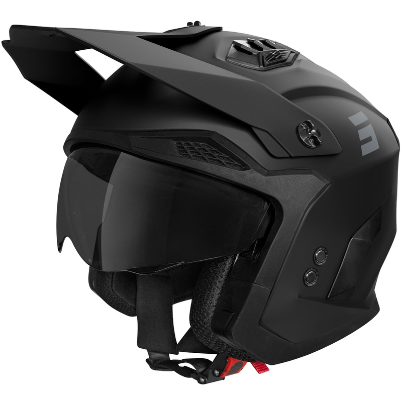 Avatud mootorratta kiiver Shot Drop Solid Matte Black