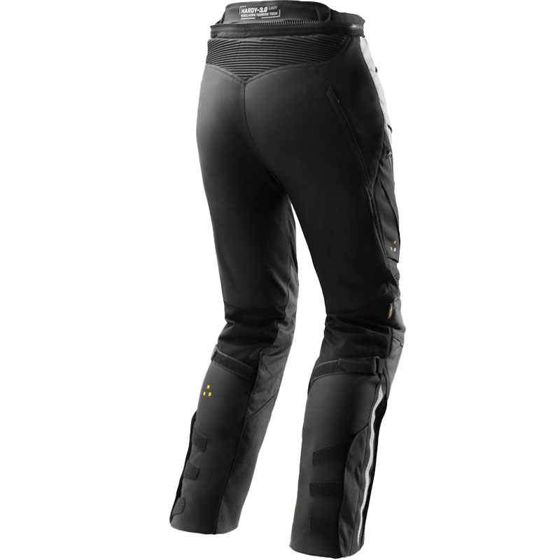 Naiste Rebelhorn Hardy 3.0 mustad ja hallid mootorratta püksid