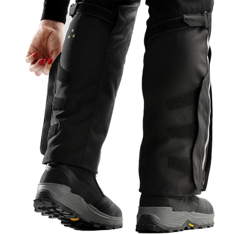 Naiste Rebelhorn Hardy 3.0 mustad ja hallid mootorratta püksid