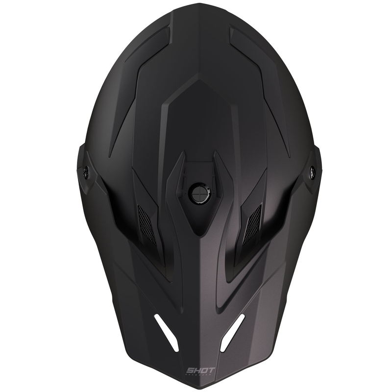 Enduro mootorratta kiiver Shot Trek Max Vision Solid Matte Black