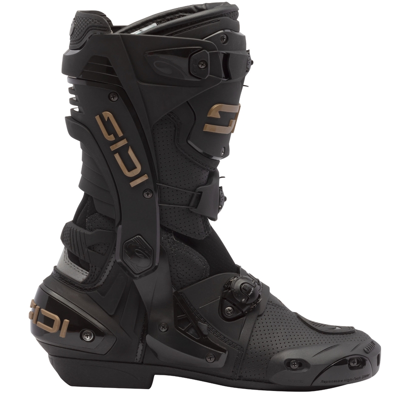 Mootorrattasaapad SiDi Rex Air must-pronksist