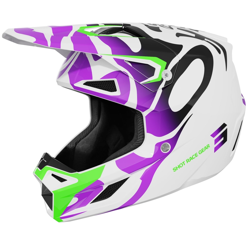 Laste motokrossi kiiver Shot Ghost lilla