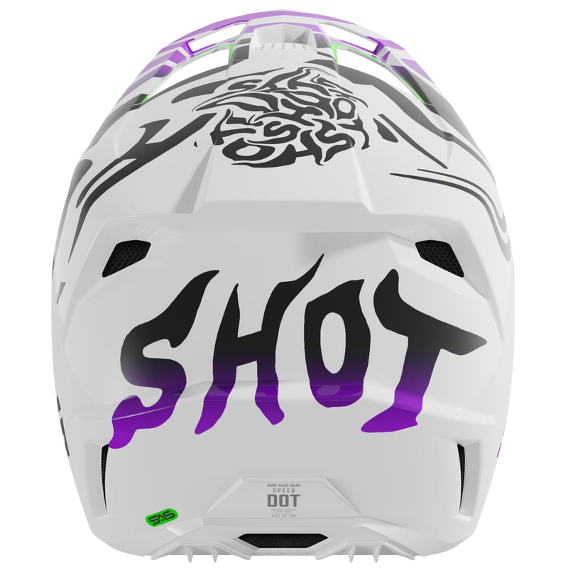 Laste motokrossi kiiver Shot Ghost lilla