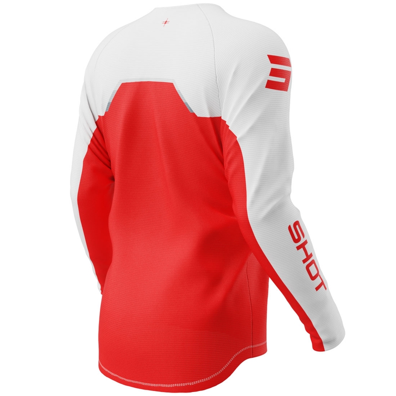 Laste motokrossitrikoo Shot Draw Daytona punane